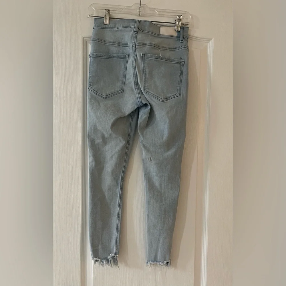 Distressed skinny high rise jeans from Express - Picture 8 of 13